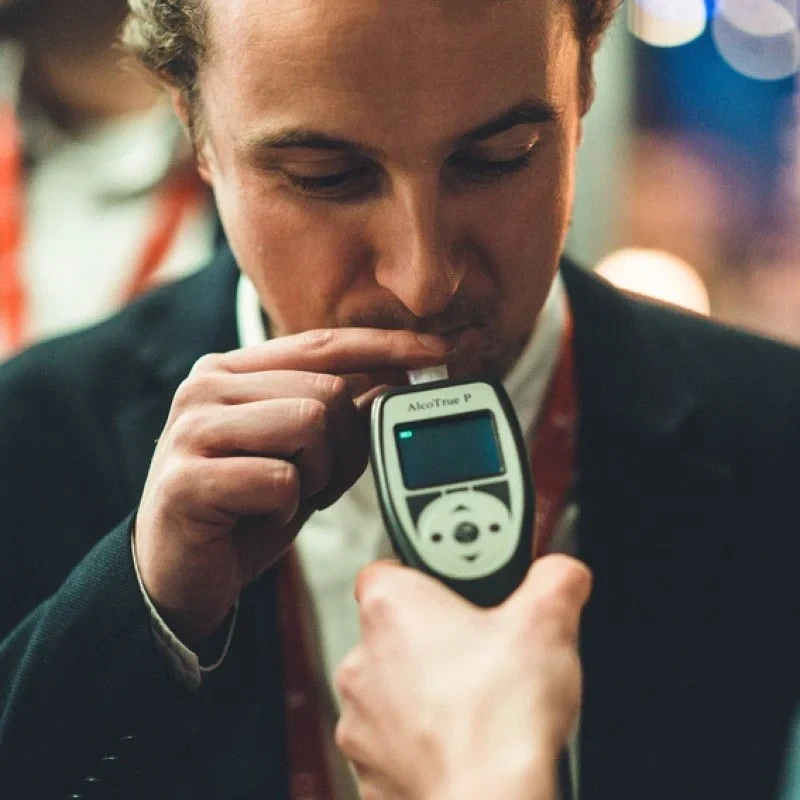Alcohol Testing Stand